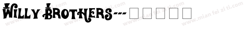 Willy Brothers字体转换